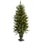 4ft. Pre-Lit Artificial Christmas Tree, Clear LED Lights